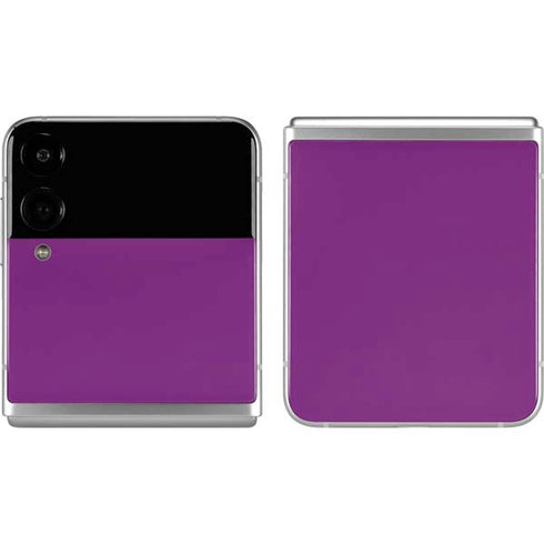 Purple Solid Galaxy Z Flip4 5G Skin